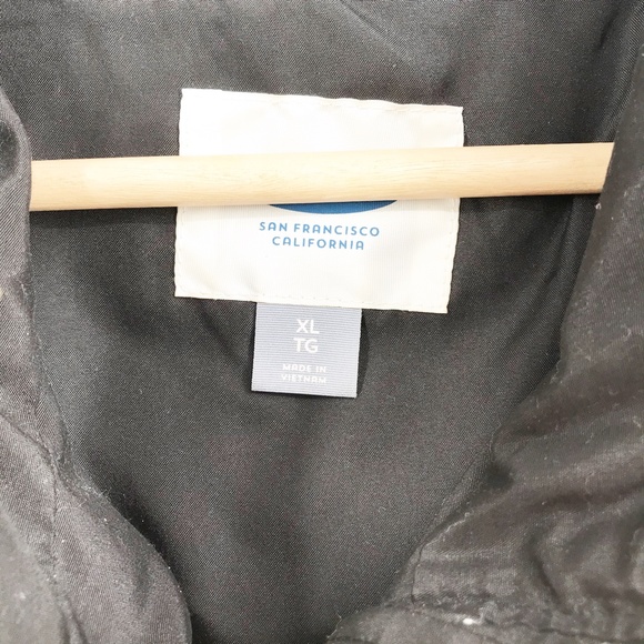 Old Navy XL Black Puffer Coat Faux Fur Trim - Picture 2 of 5